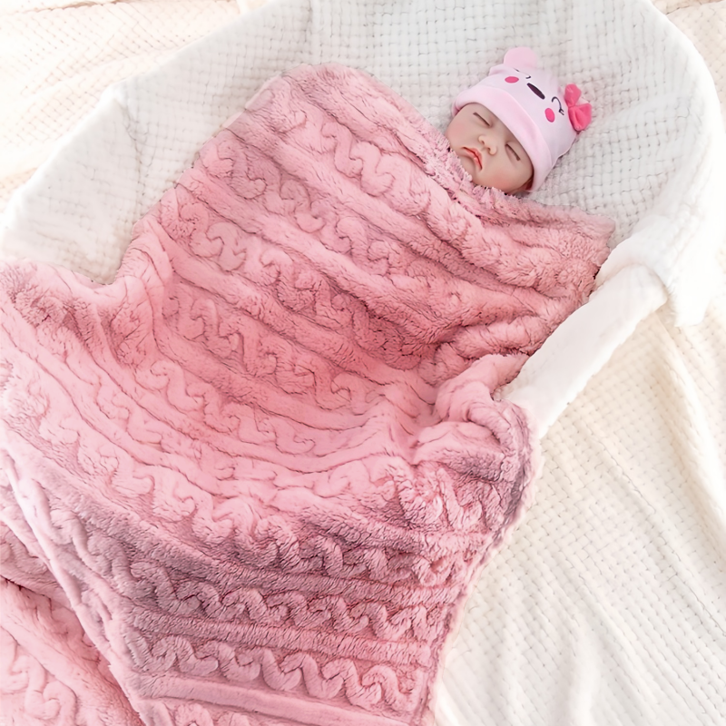 Baby Nursery Items - 1 Piece Baby Plush Blanket Swaddle