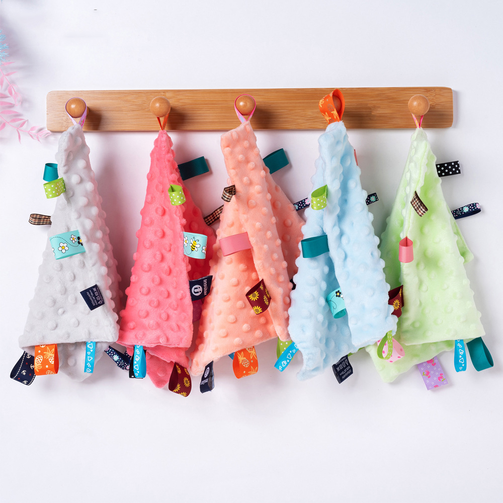 Baby Nursery Items - Baby Peas Label Soothing Towel Soft