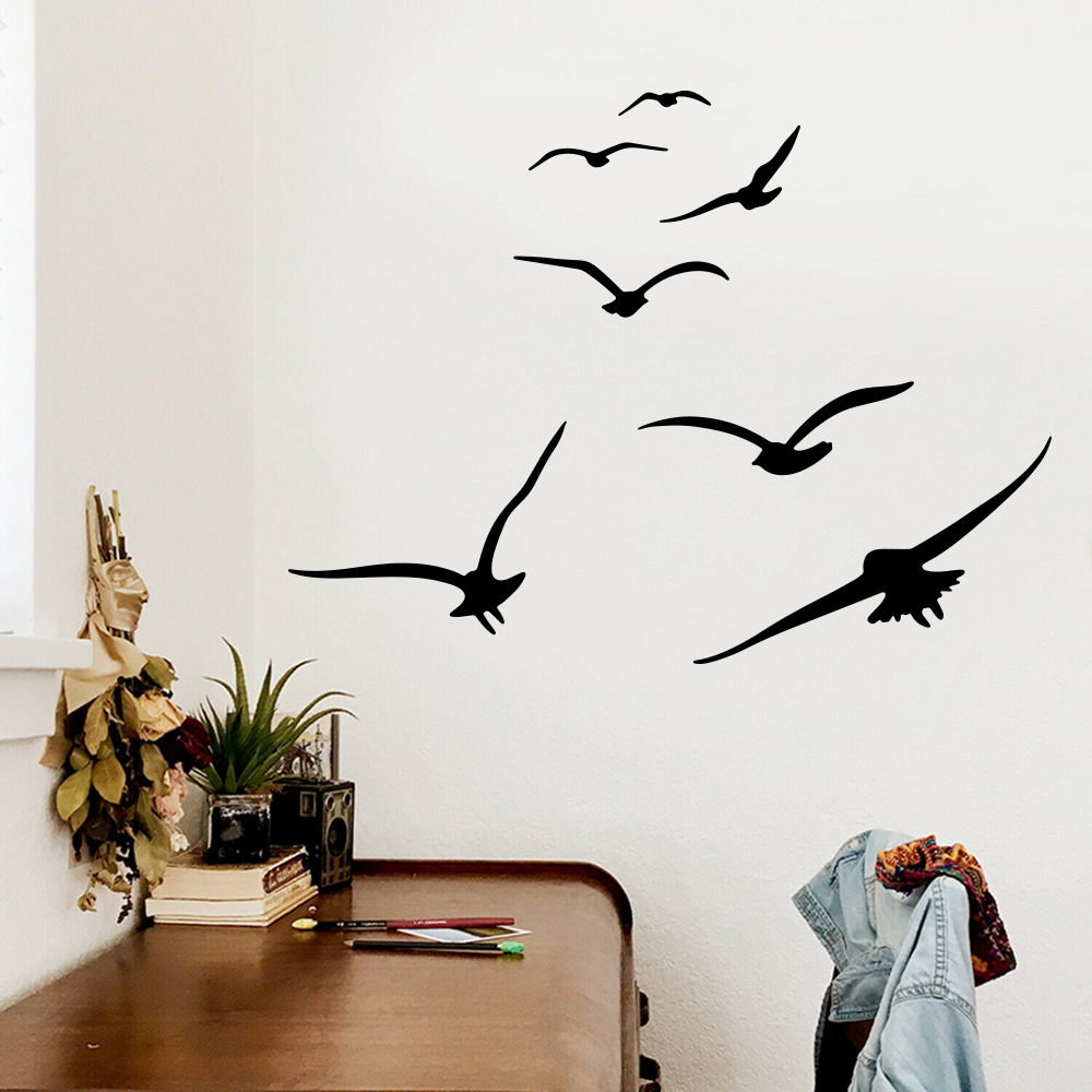 Baby Nursery Kit - 7Pcs Set of Seabirds Animal Wall