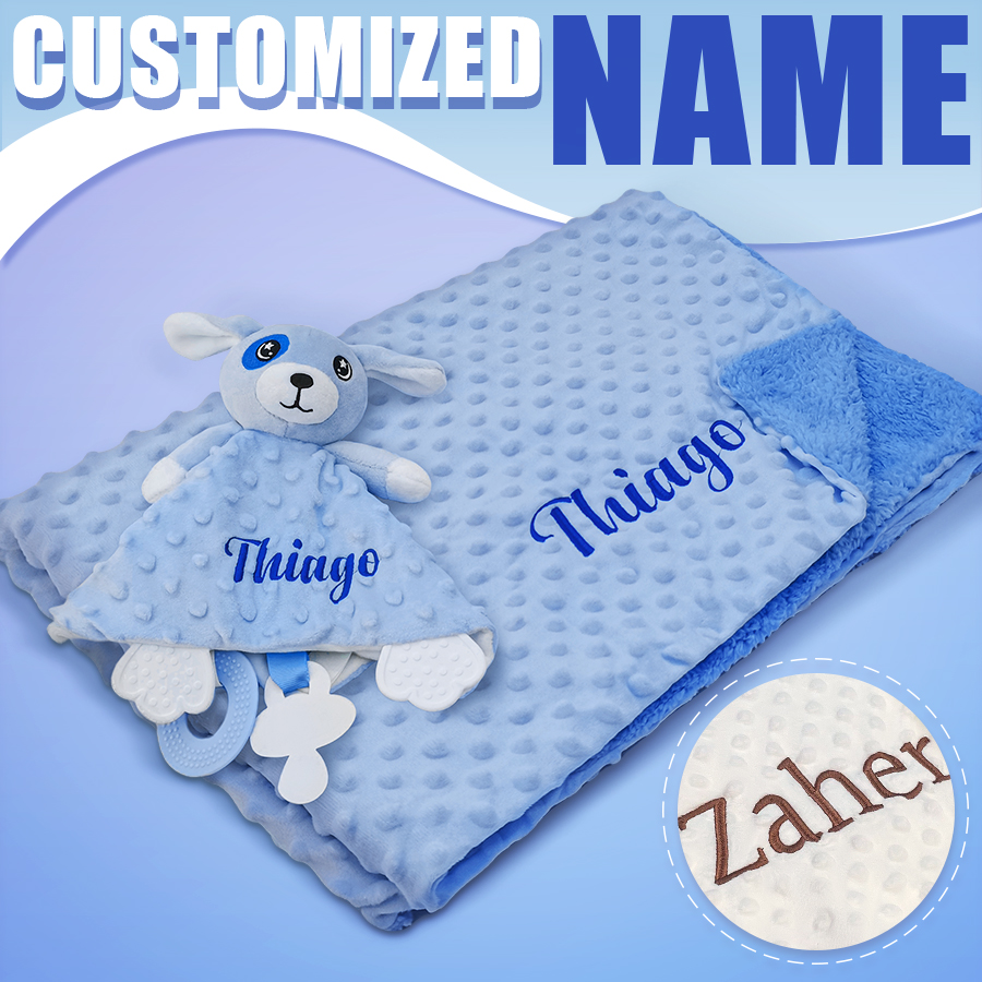 Baby Nursery Items - Personalized Newborn Baby Blanket with Name