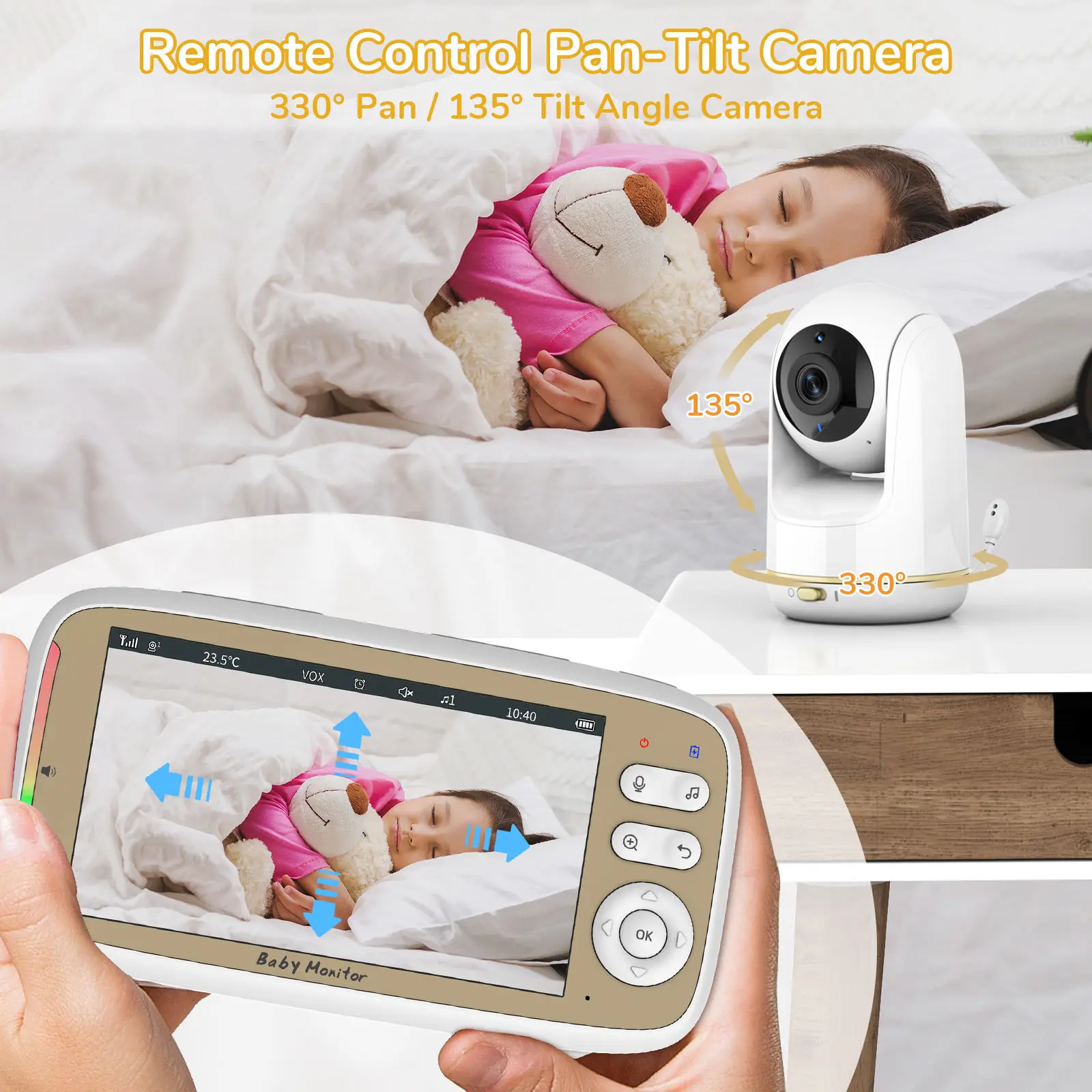 VB803 PRO Baby Monitor with 2p - Wearable Baby Monitor recension och pris