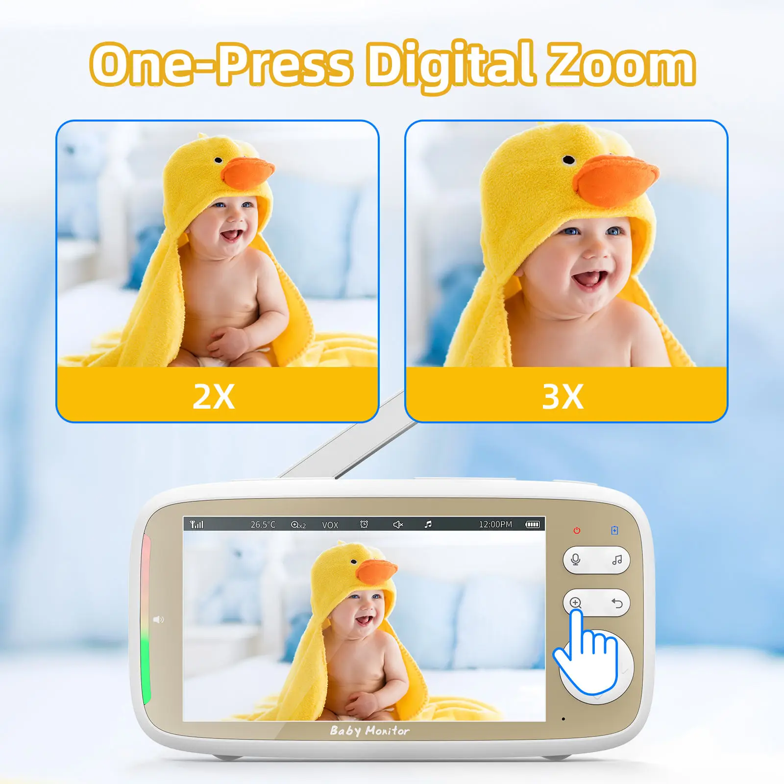 VB803 PRO Baby Monitor with 2p - Wearable Baby Monitor recension och pris