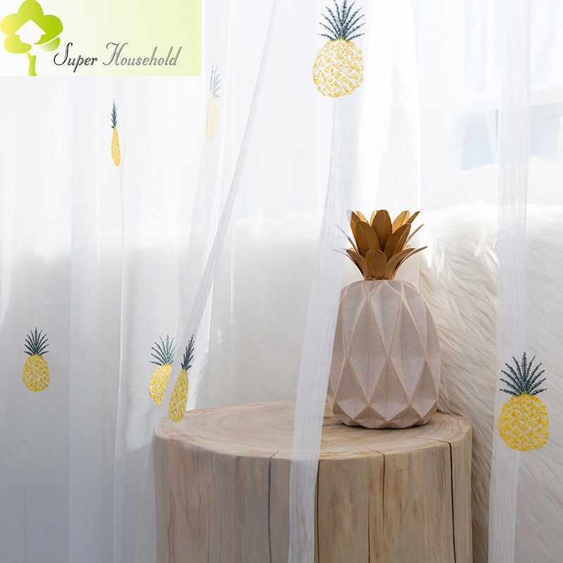Modern Simple Embroidery child - Baby Nursery Curtains recension och pris