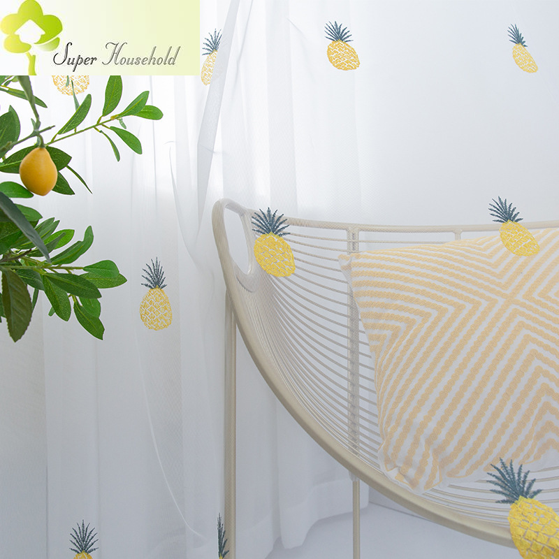 Modern Simple Embroidery child - Baby Nursery Curtains recension och pris