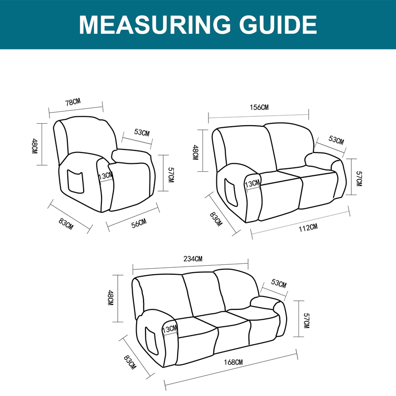1/2/3 seat Recliner Cover stre - Baby Nursery Chair recension och pris