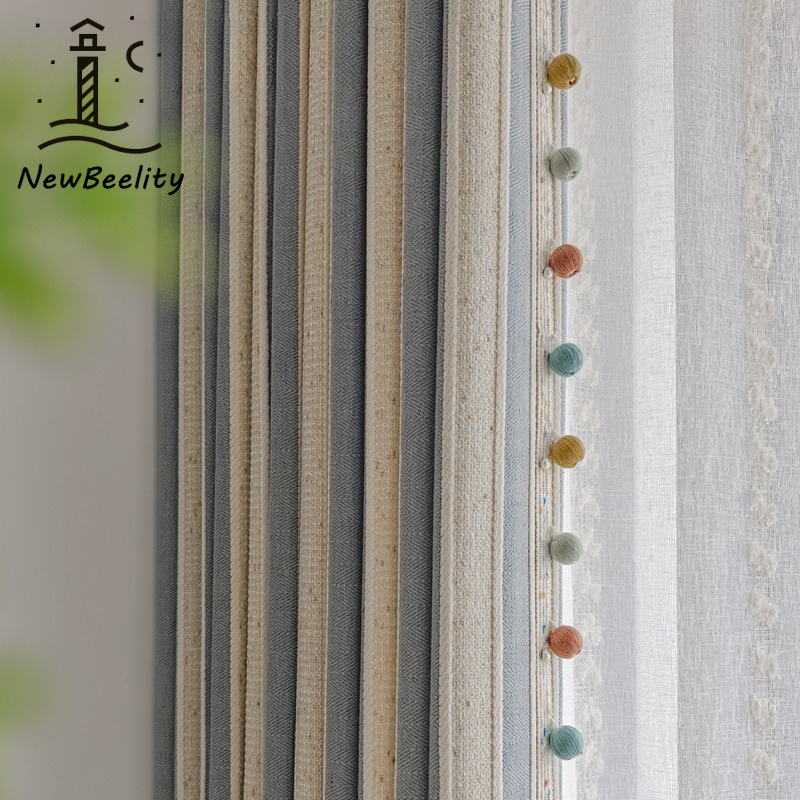 Korean Style Ins Style Boys an - Baby Nursery Curtains recension och pris