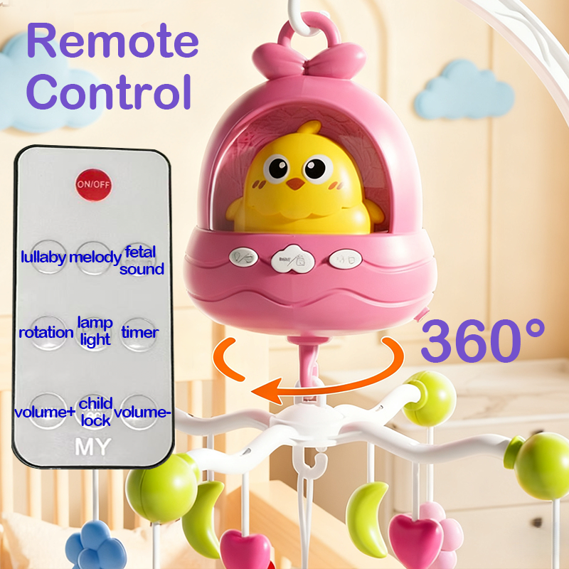 360° Bird Musical Remote Contr - Crib Mobile Musical recension och pris
