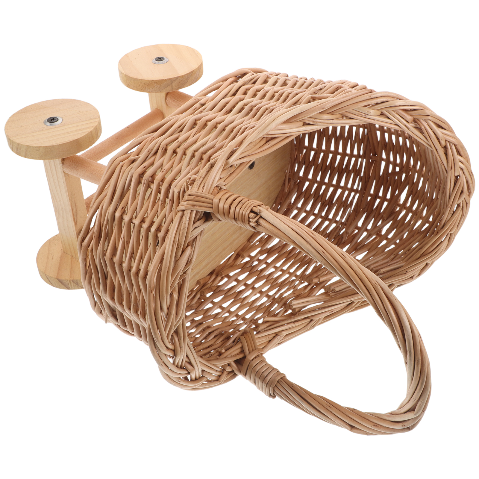 Vintage Rattan Miniature Pram  - Baby Nursery Vintage recension och pris
