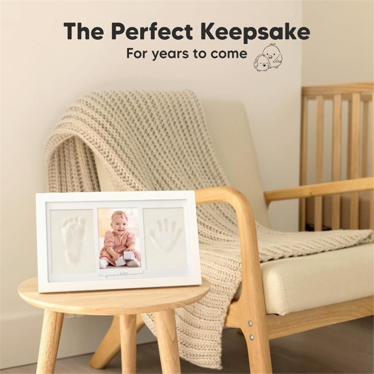 ABFW Baby Handprint & Footprin - Baby Nursery Kit recension och pris