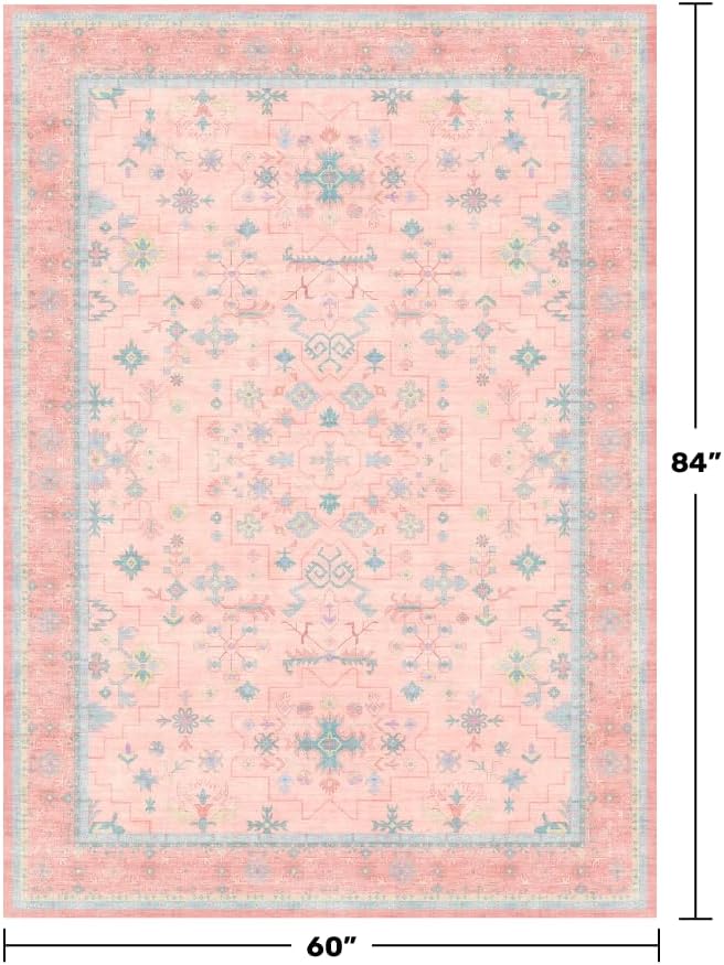 Pink Rugs for Bedroom Girls,Wa - Baby Nursery Vintage recension och pris