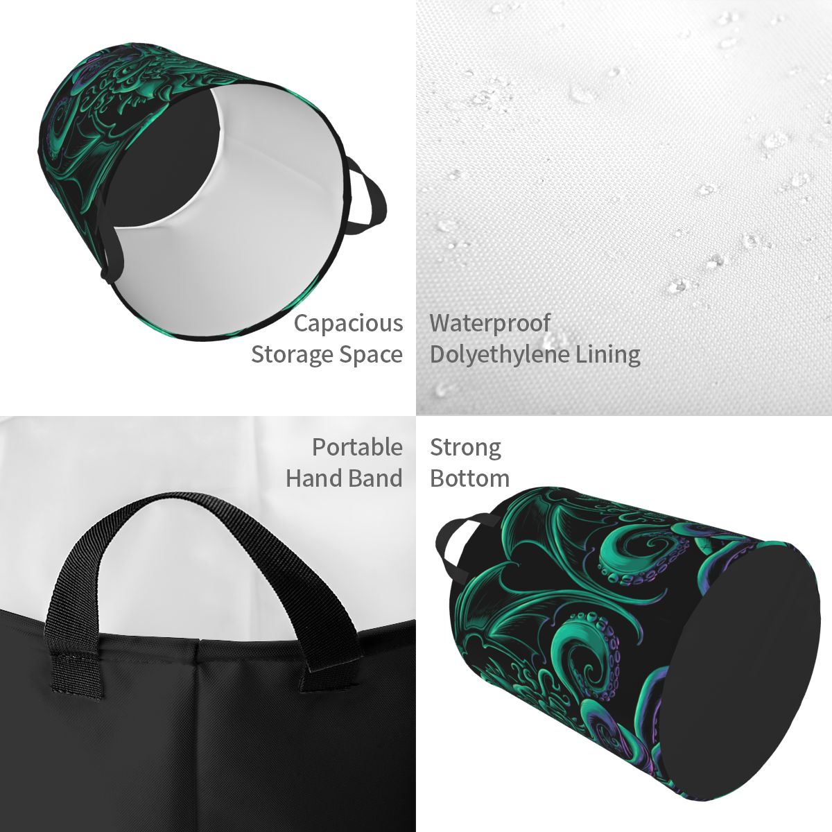 Custom Cthulhu Cool H.P. Lovec - Baby Nursery Laundry Hamper recension och pris