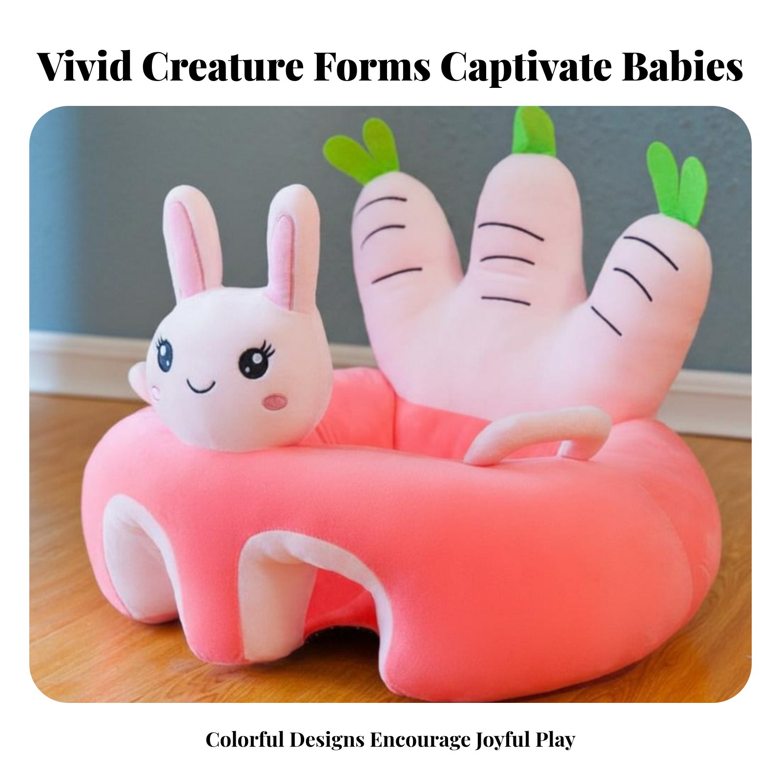Crown-Shaped Baby Sofa Helps L - Baby Nursery Chair recension och pris