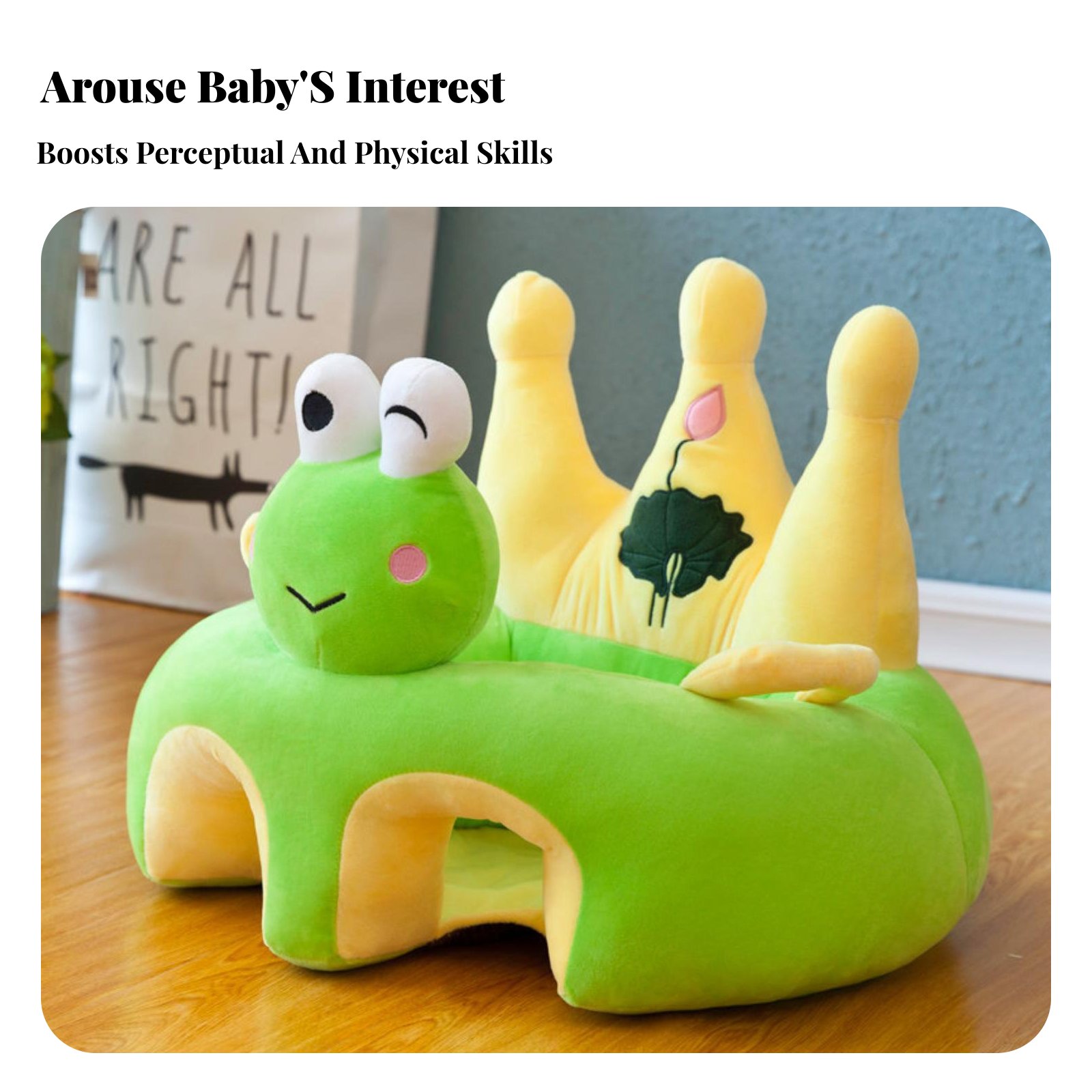 Crown-Shaped Baby Sofa Helps L - Baby Nursery Chair recension och pris