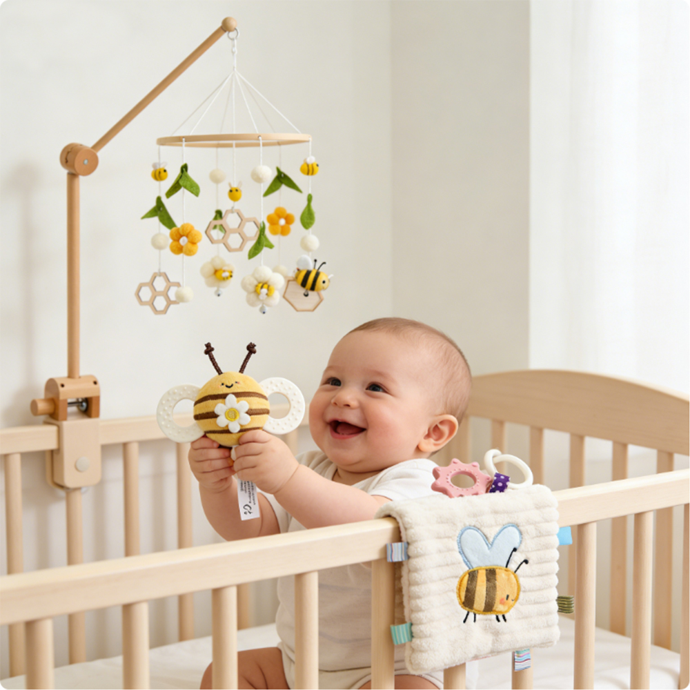 Baby Crib Mobile Rattle Toy Fo - Crib Mobile Musical recension och pris