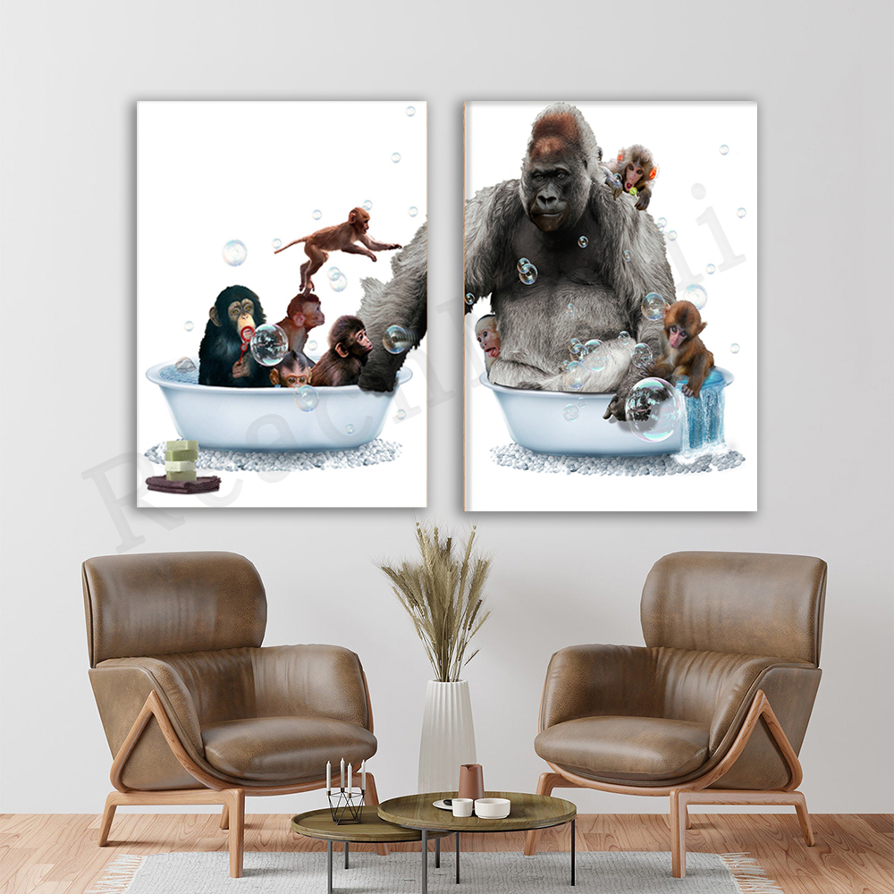 Gorilla Nursery Tub Print, Bab - Baby Zoo Nursery recension och pris