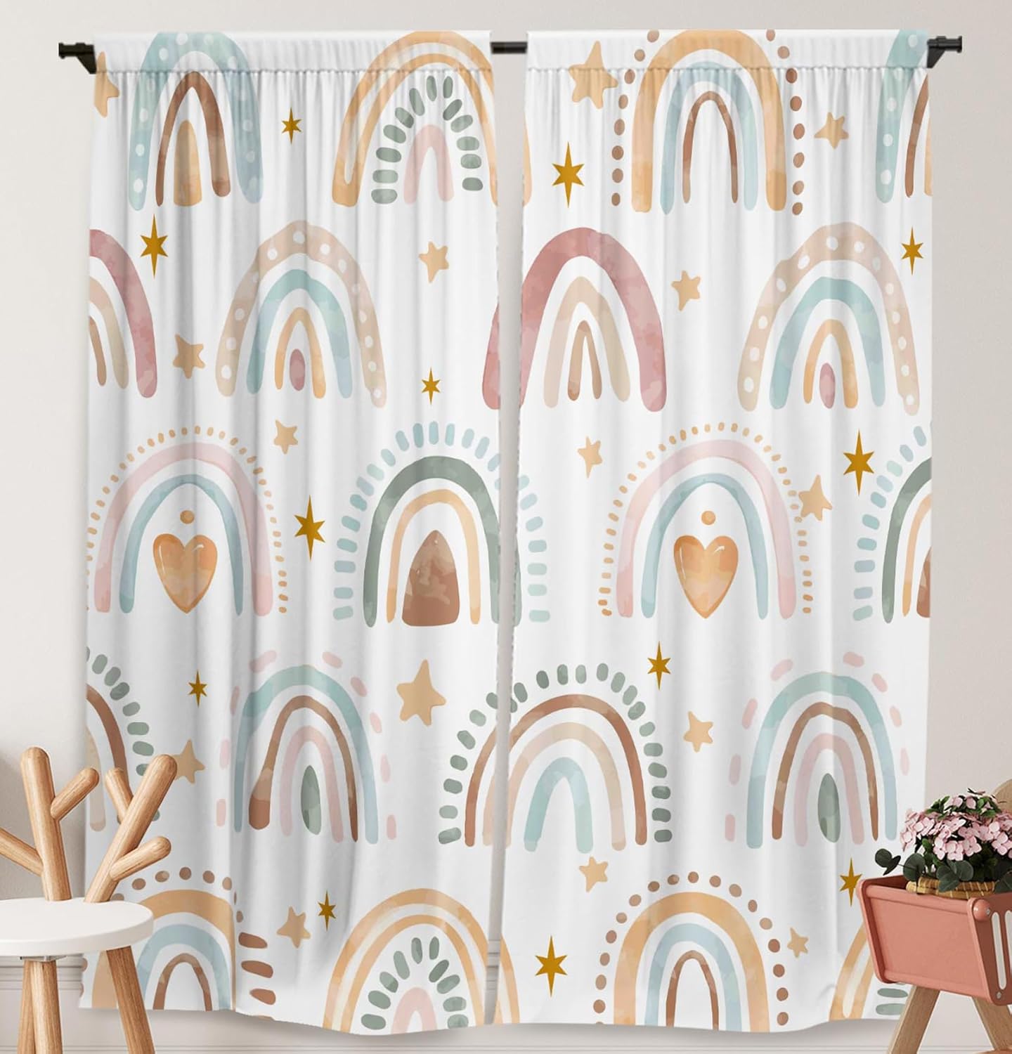 Boho Watercolor Arch Window Cu - Baby Nursery Youtube recension och pris