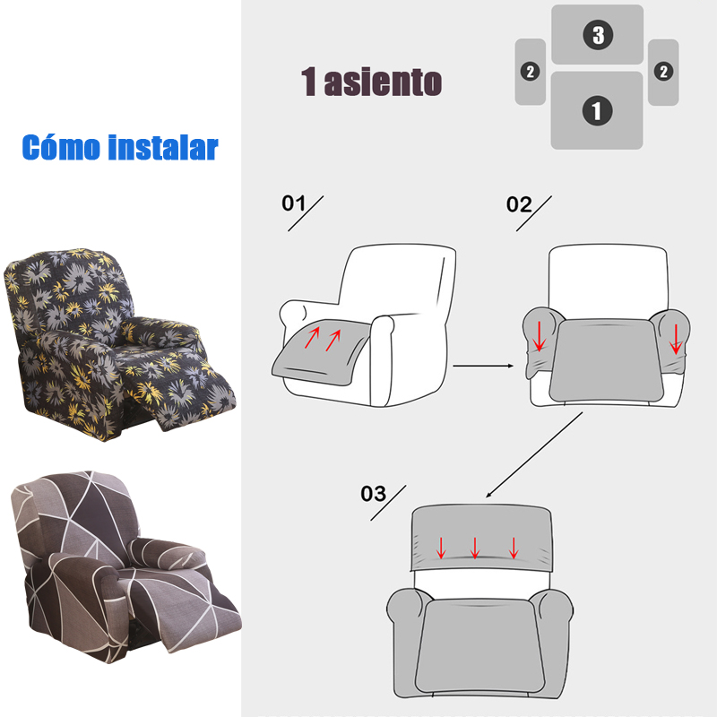 Recliner Stretch Couch Cover f - Baby Nursery Chair recension och pris
