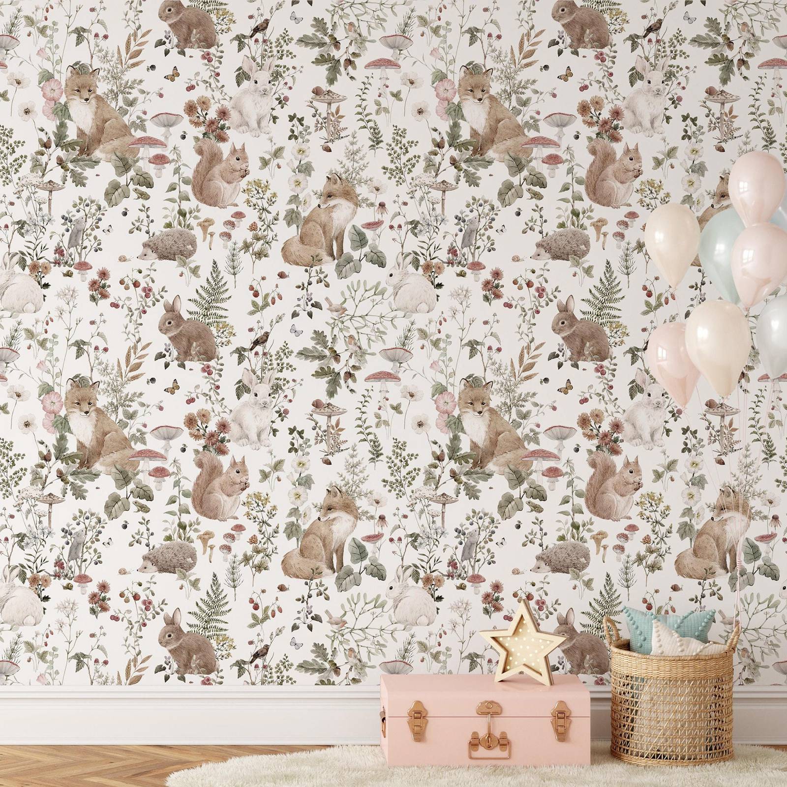 Forest Babies MuraL, Boys Nurs - Baby Nursery Vintage recension och pris
