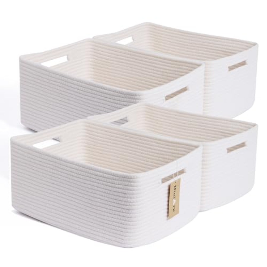 Large Storage Baskets for Orga - Baby Nursery Basket recension och pris