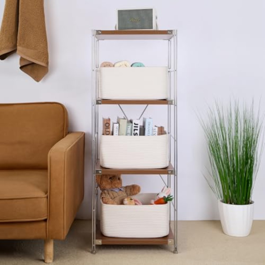 Large Storage Baskets for Orga - Baby Nursery Basket recension och pris