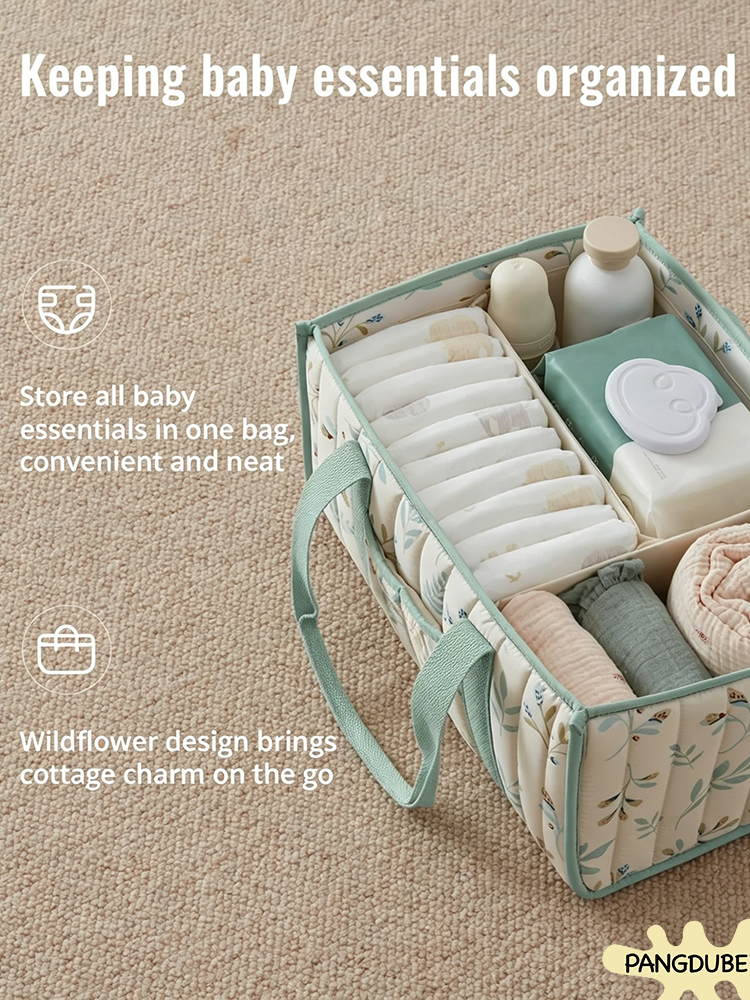 PANGDUBE Diaper Stacker Organi - Baby Nursery Basket recension och pris