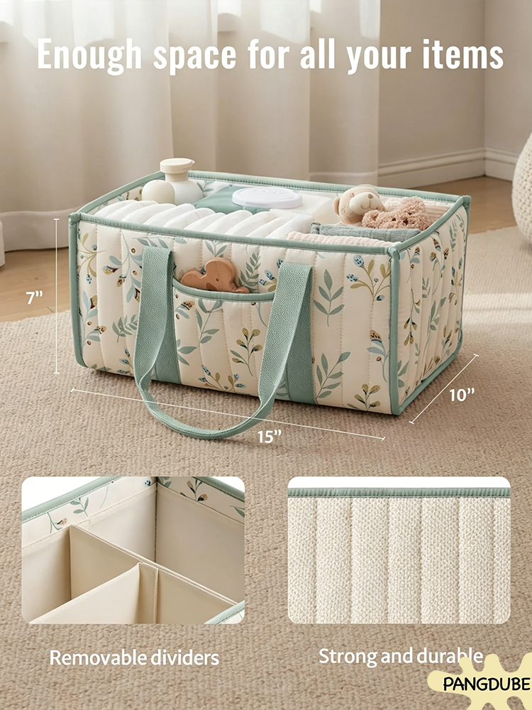 PANGDUBE Diaper Stacker Organi - Baby Nursery Basket recension och pris