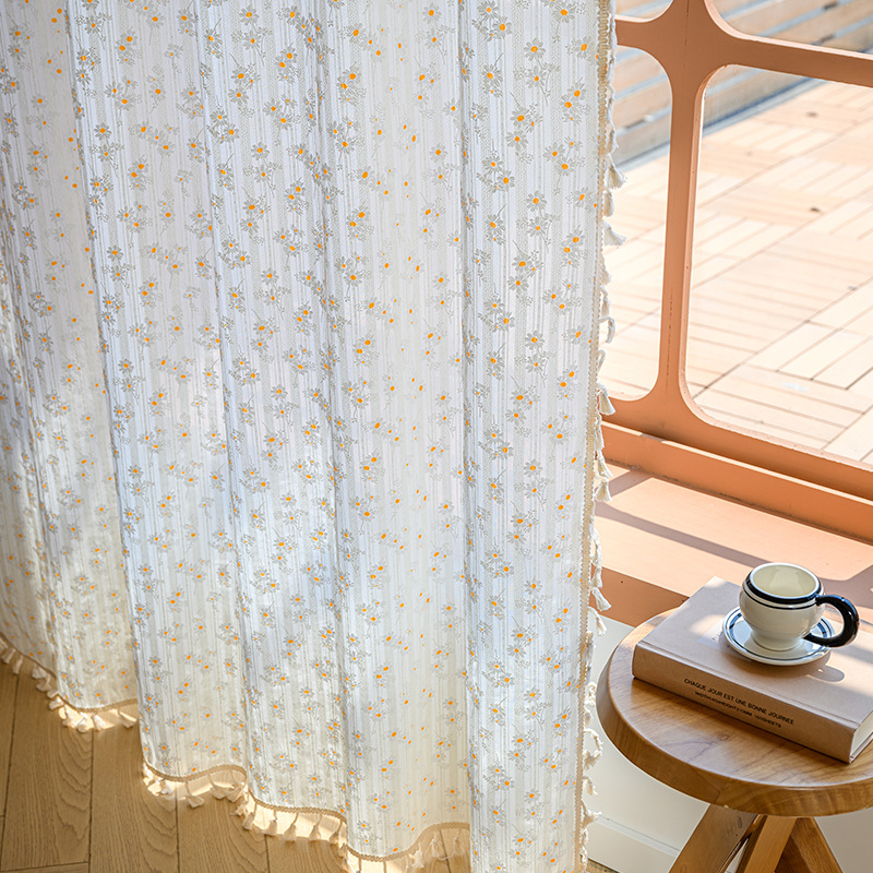 Floral Farmhouse Curtains Semi - Baby Nursery Curtains recension och pris