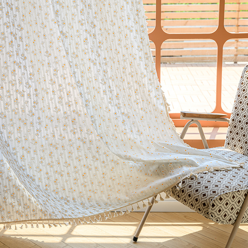 Floral Farmhouse Curtains Semi - Baby Nursery Curtains recension och pris