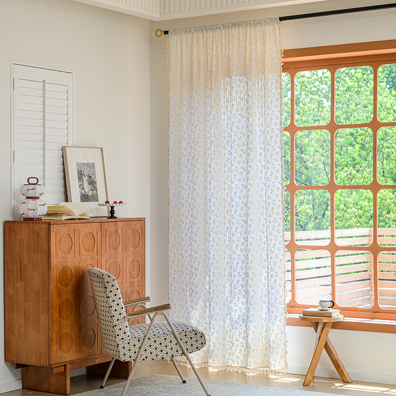 Floral Farmhouse Curtains Semi - Baby Nursery Curtains recension och pris
