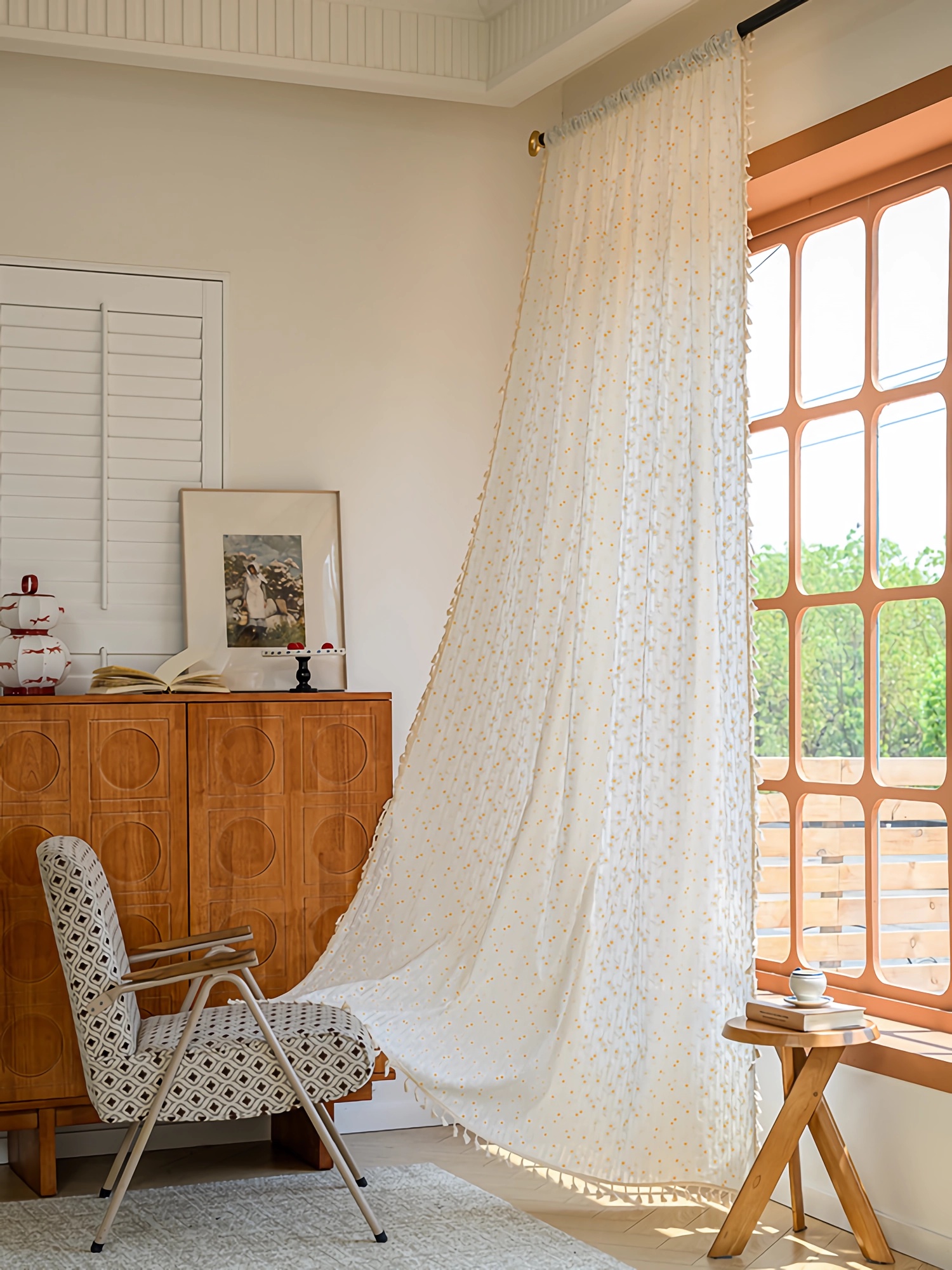 Floral Farmhouse Curtains Semi - Baby Nursery Curtains recension och pris