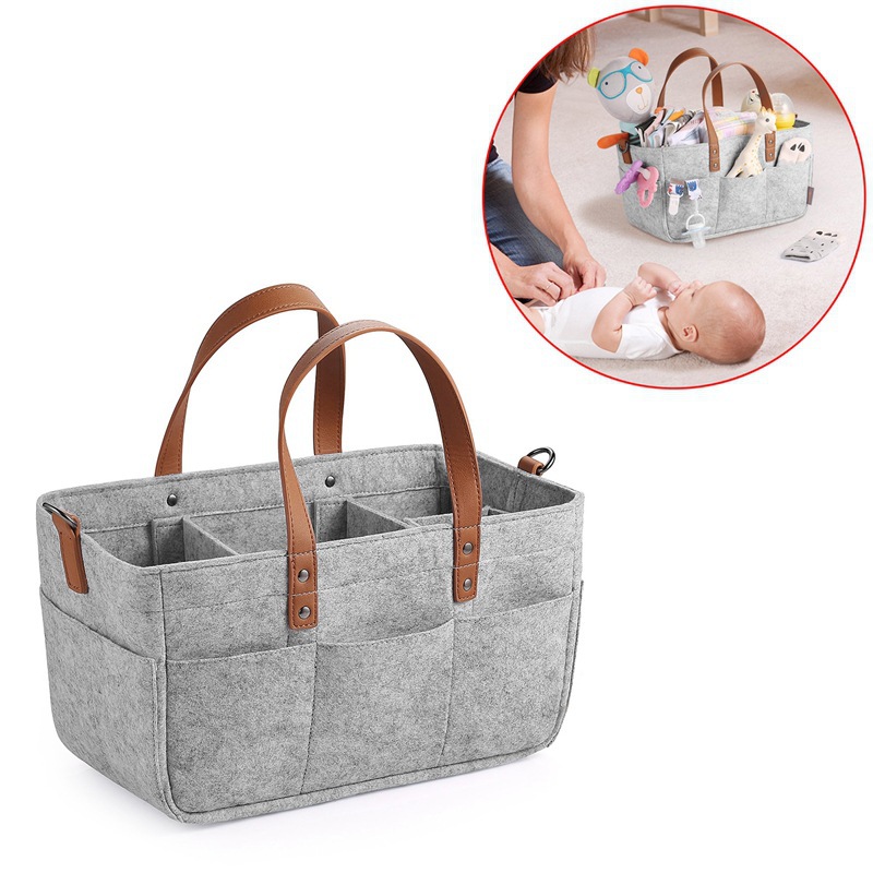 Baby Felt Storage Nursery Orga - Baby Nursery Basket recension och pris