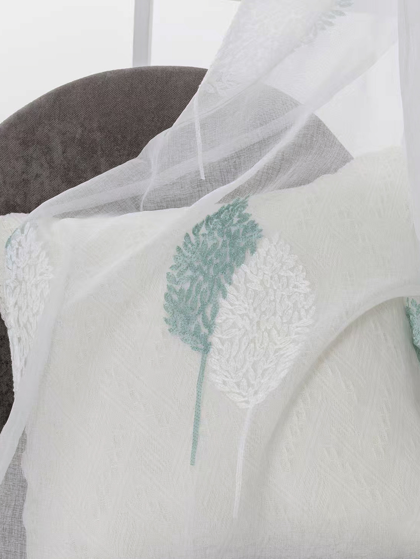 Dark Green Modern Nordic Gromm - Baby Nursery Curtains recension och pris