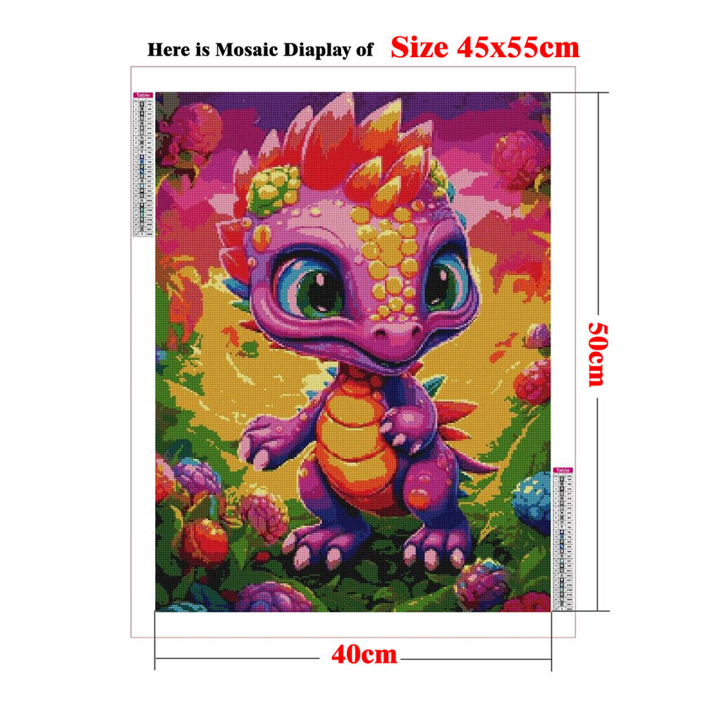 5D Diamond Painting Dinosaur F - Baby Nursery Kit recension och pris