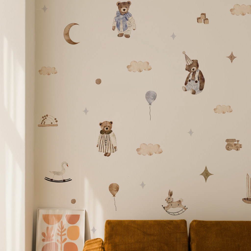 Boho Wall Stickers Vintage Cut - Baby Nursery Vintage recension och pris
