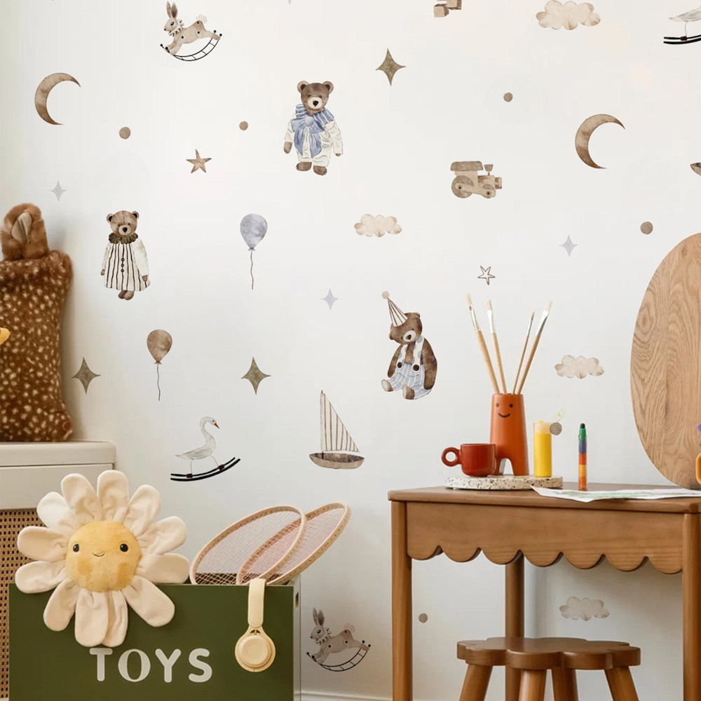 Boho Wall Stickers Vintage Cut - Baby Nursery Vintage recension och pris
