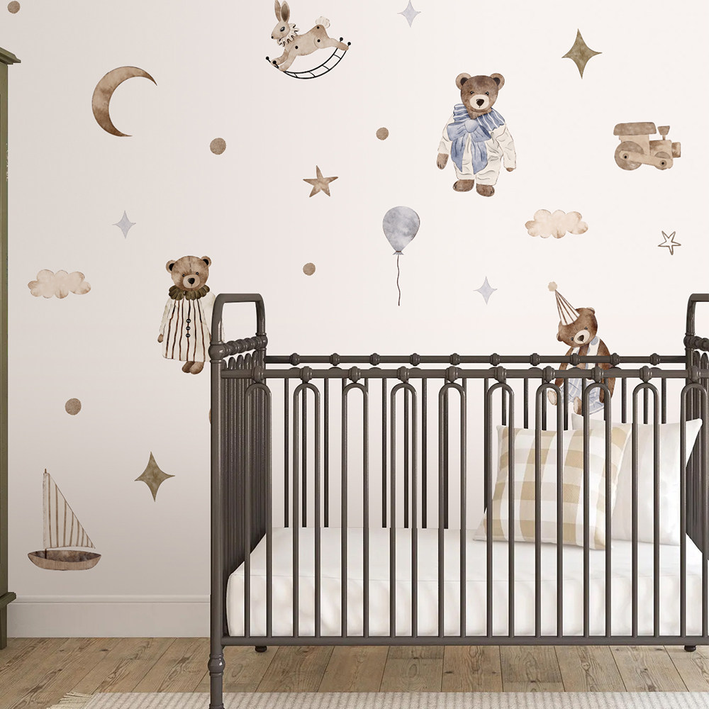 Boho Wall Stickers Vintage Cut - Baby Nursery Vintage recension och pris