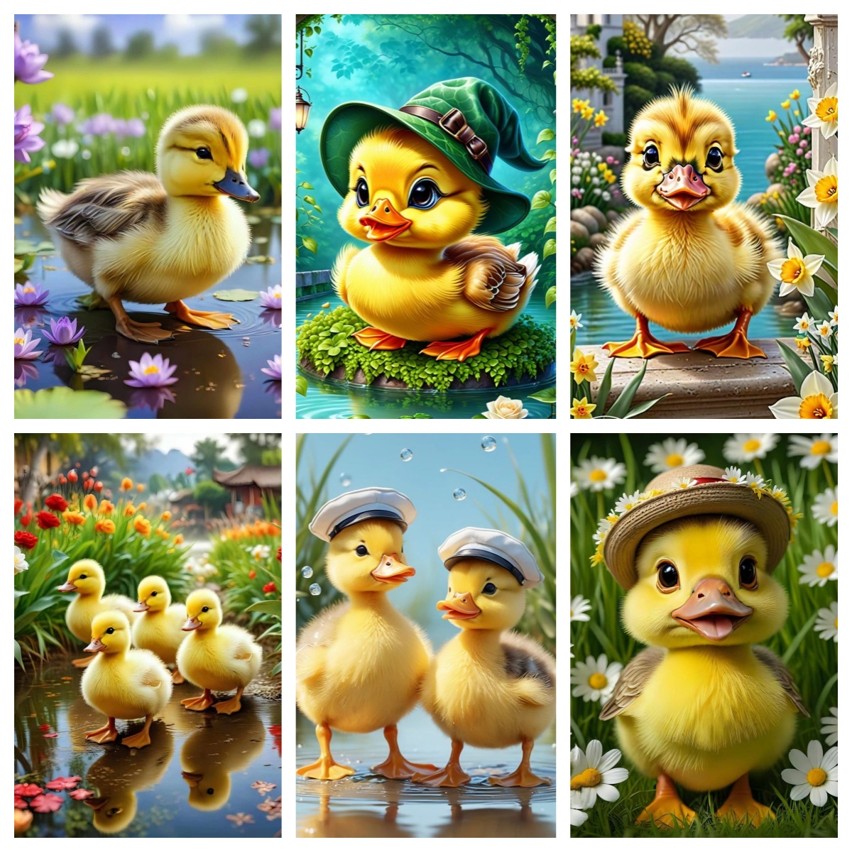 Yellow Duckling Diamond Art Ki - Baby Nursery Kit recension och pris