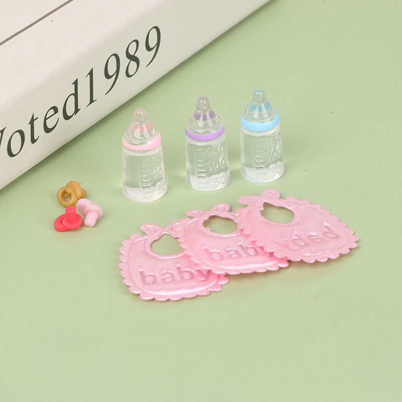 3PCS 1:12 Dolls House Miniatur - Baby Nursery Kit recension och pris