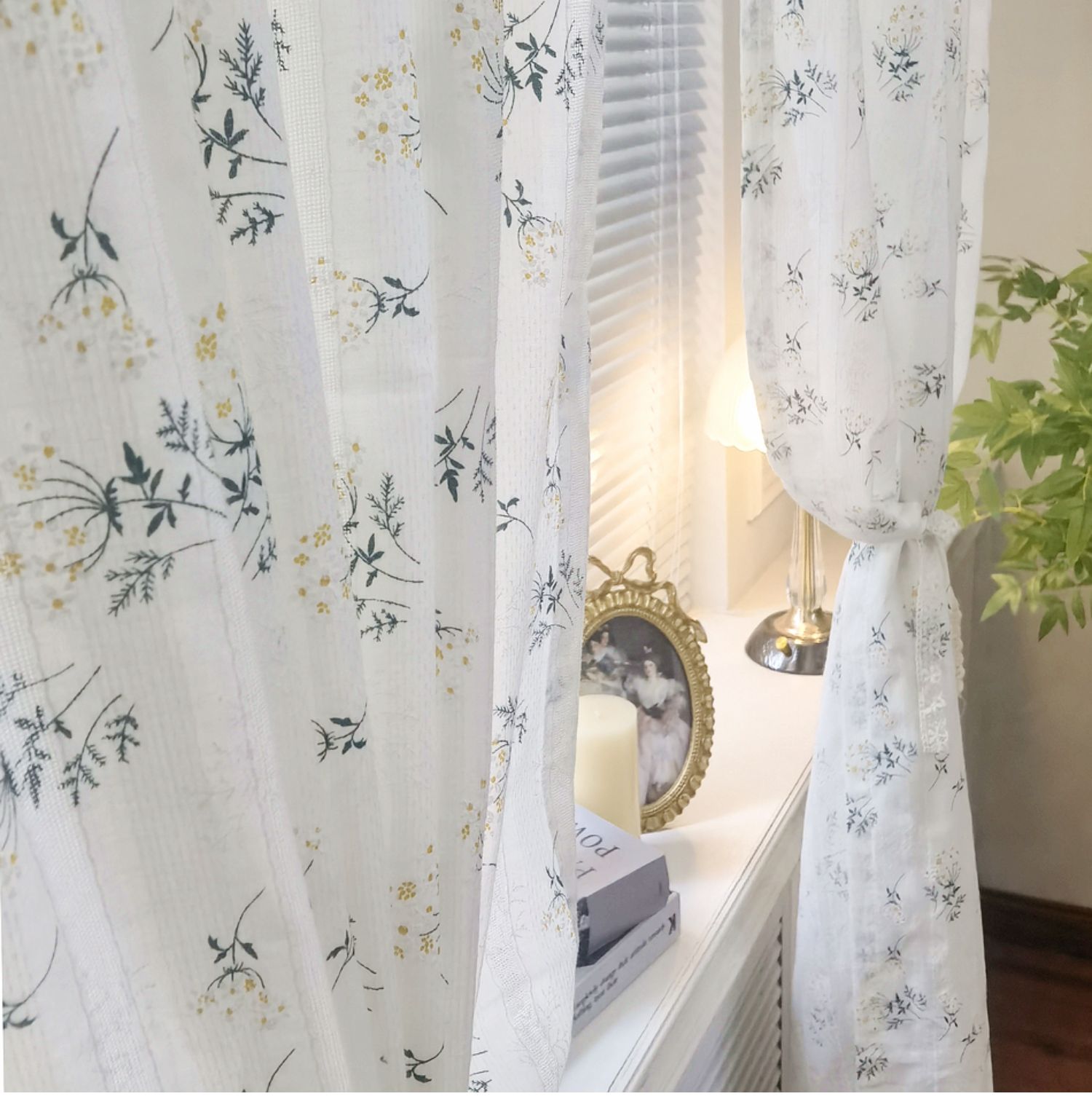 Korean Cotton Daisy Curtains R - Baby Nursery Curtains recension och pris