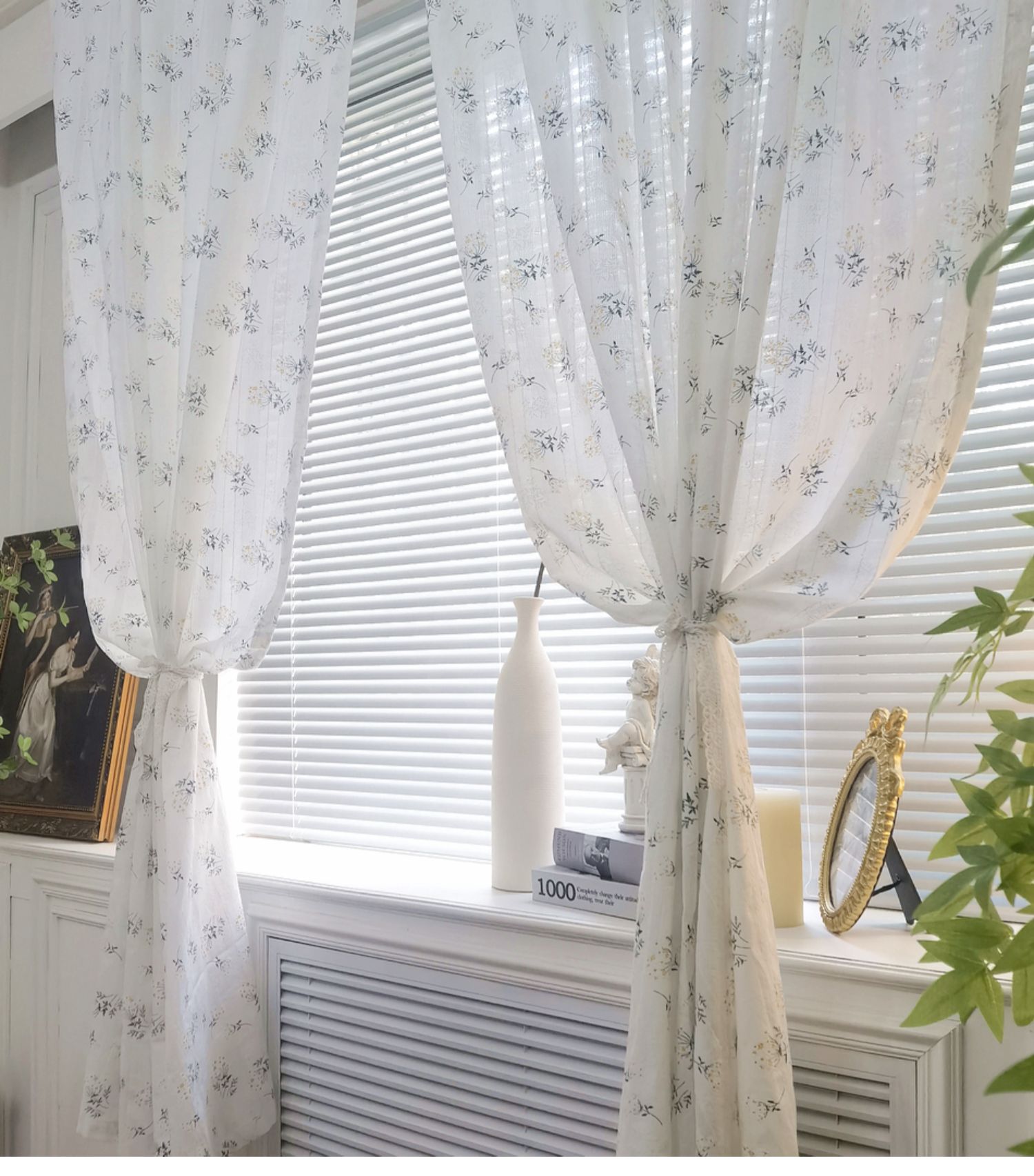 Korean Cotton Daisy Curtains R - Baby Nursery Curtains recension och pris