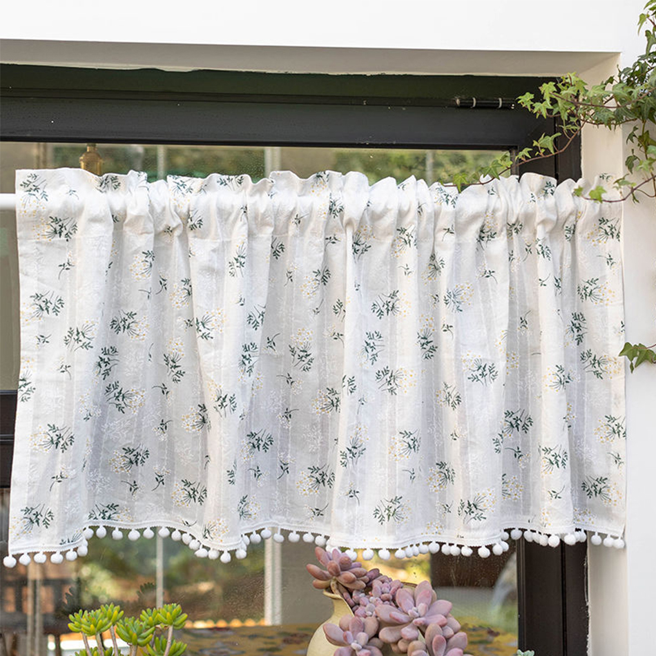 Korean Cotton Daisy Curtains R - Baby Nursery Curtains recension och pris