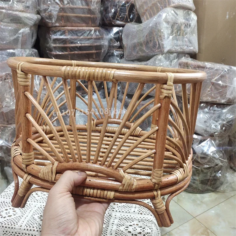 Retro Rattan Basket Chair Newb - Baby Nursery Chair recension och pris