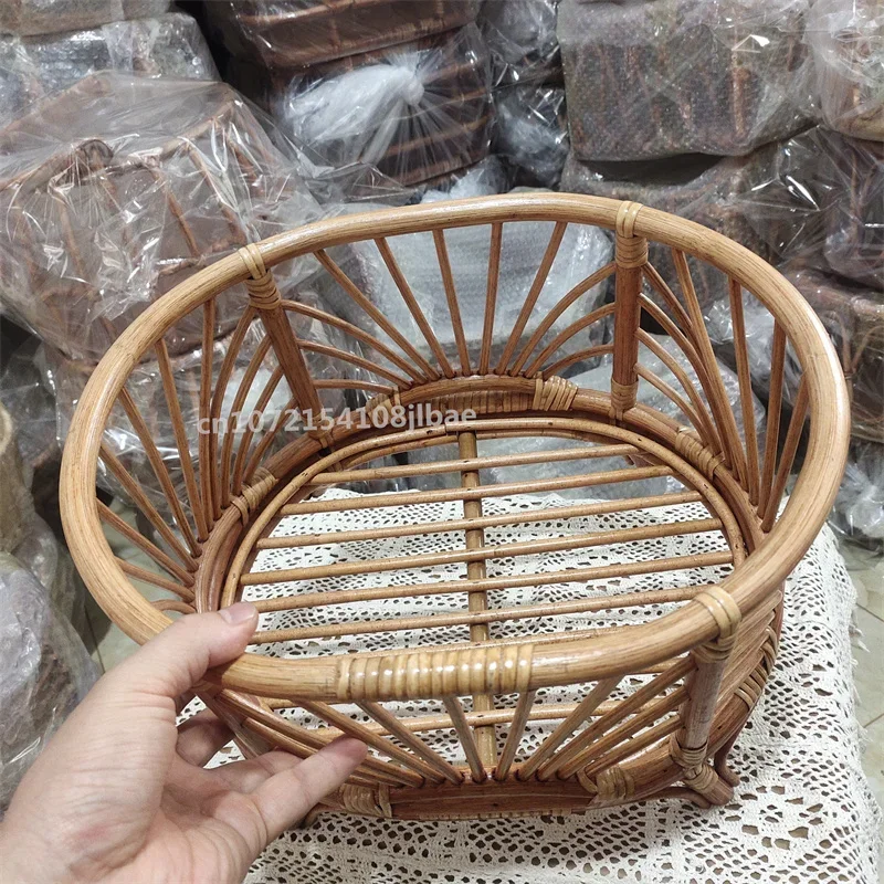Retro Rattan Basket Chair Newb - Baby Nursery Chair recension och pris