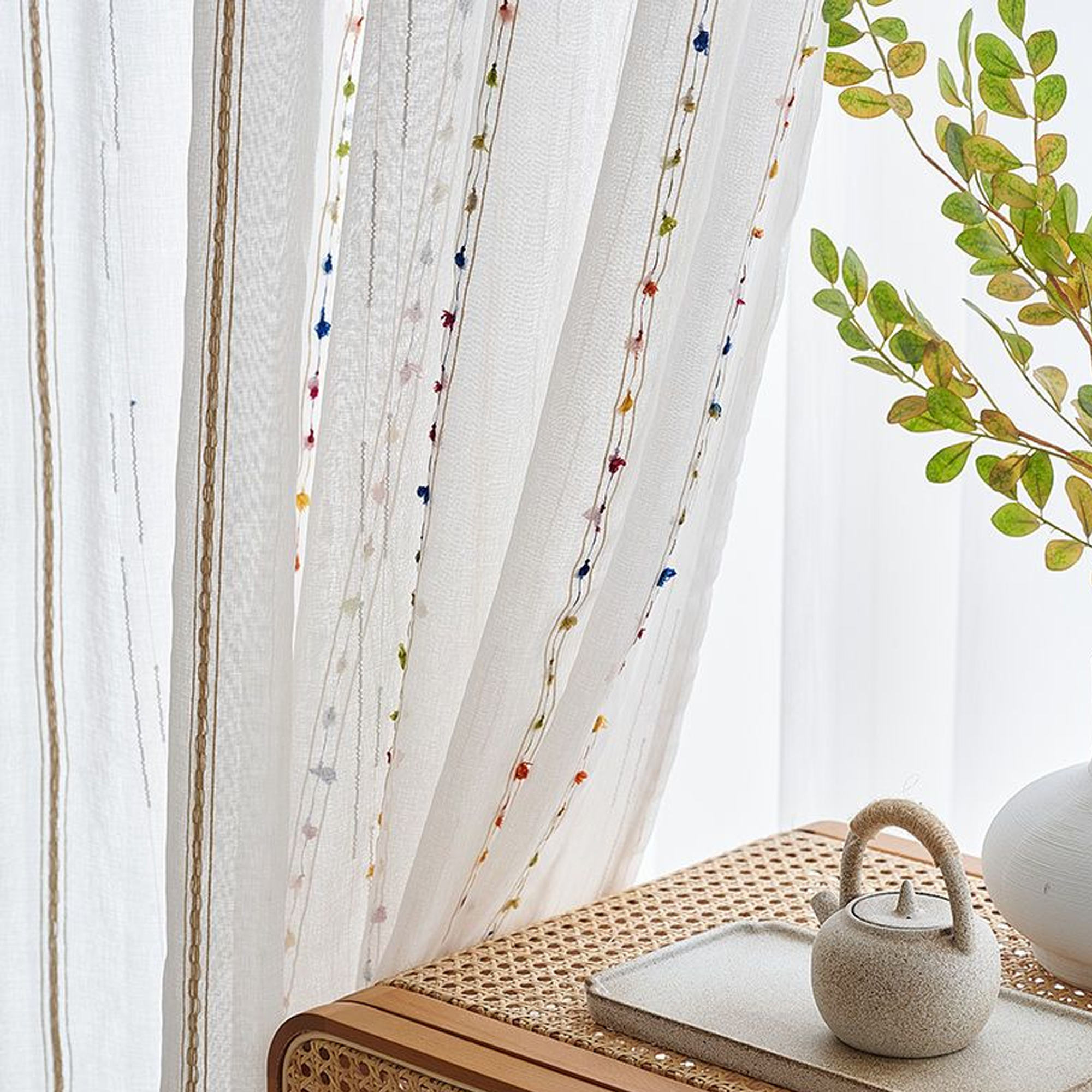 Candy Gauze Curtain Children's - Baby Nursery Curtains recension och pris