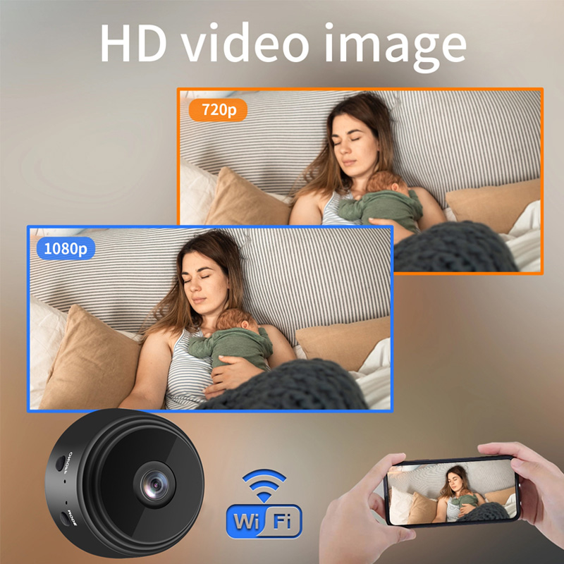 1080P HD Mini WiFi Camera Baby - Wearable Baby Monitor recension och pris