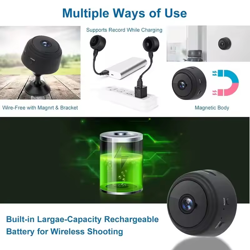 1080P HD Mini WiFi Camera Baby - Wearable Baby Monitor recension och pris