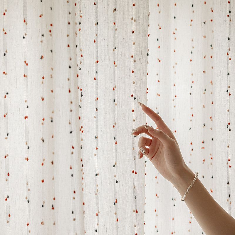 Rainbow Candy Dopa Style Linen - Baby Nursery Curtains recension och pris