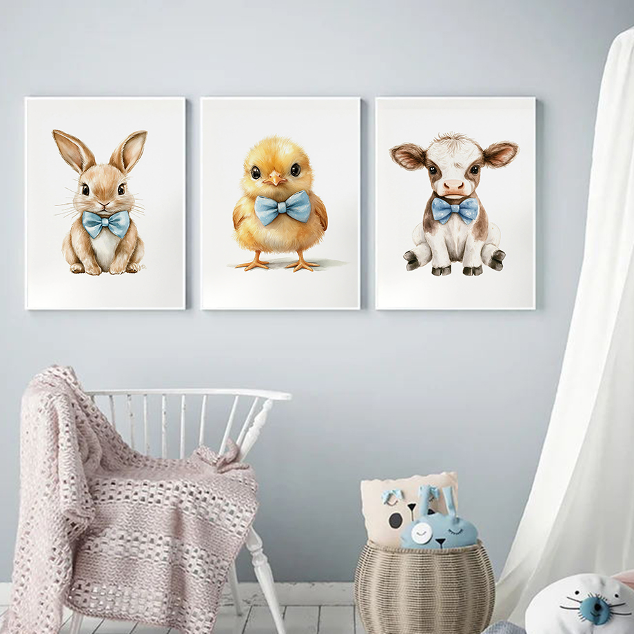 Cute Animal Nursery Printed Zo - Baby Zoo Nursery recension och pris