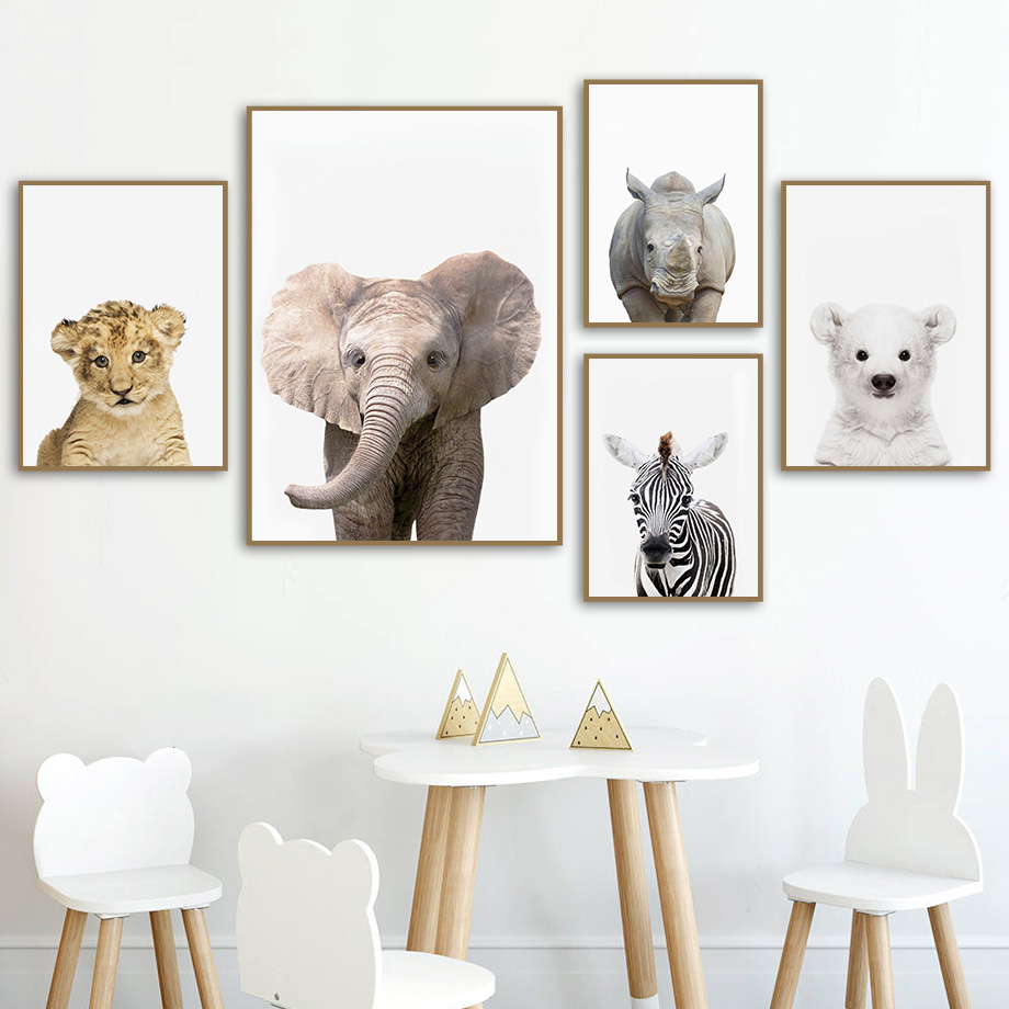 Baby Safari Animal Nursery Wal - Baby Zoo Nursery recension och pris