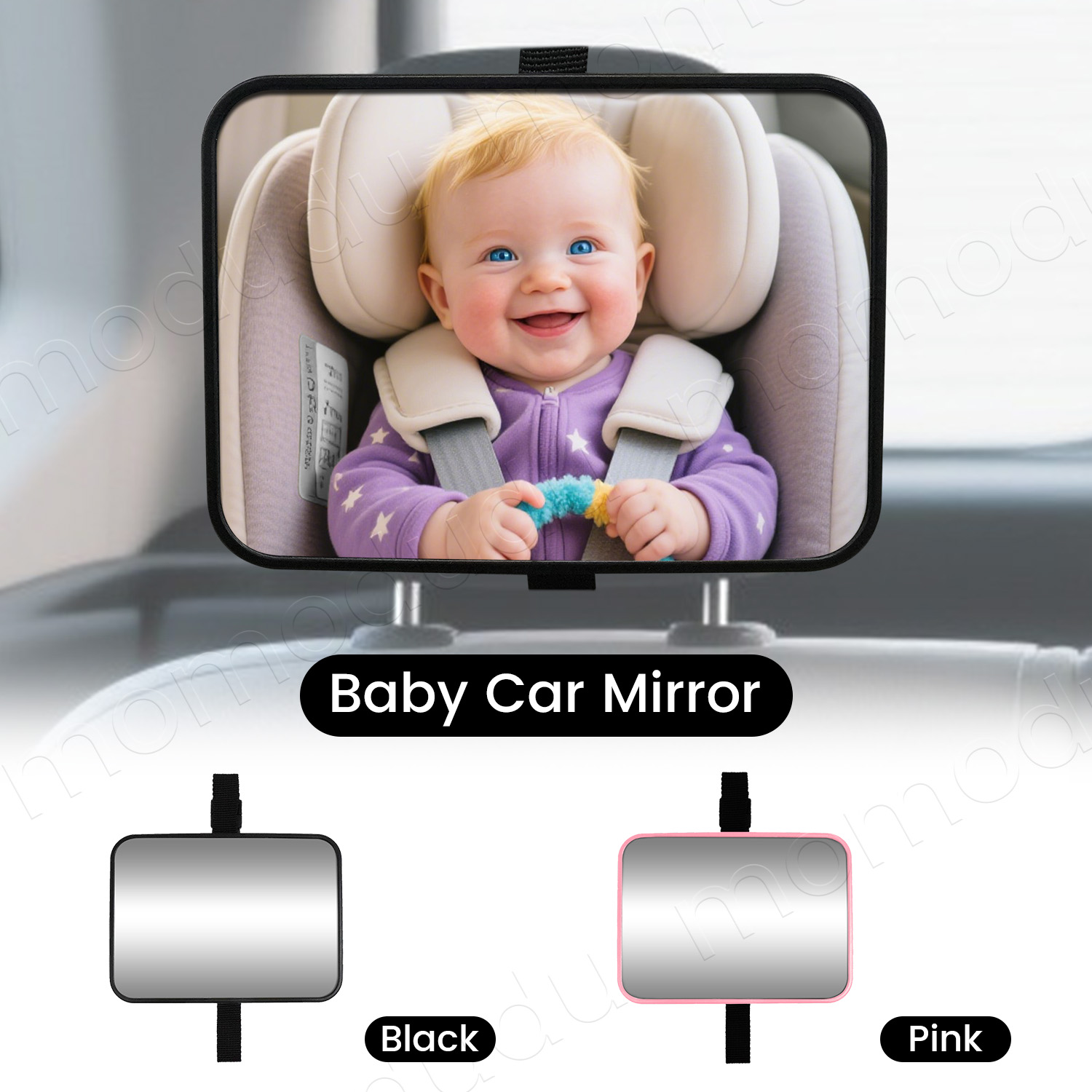 Baby Car Mirror Rearview Infan - Wearable Baby Monitor recension och pris
